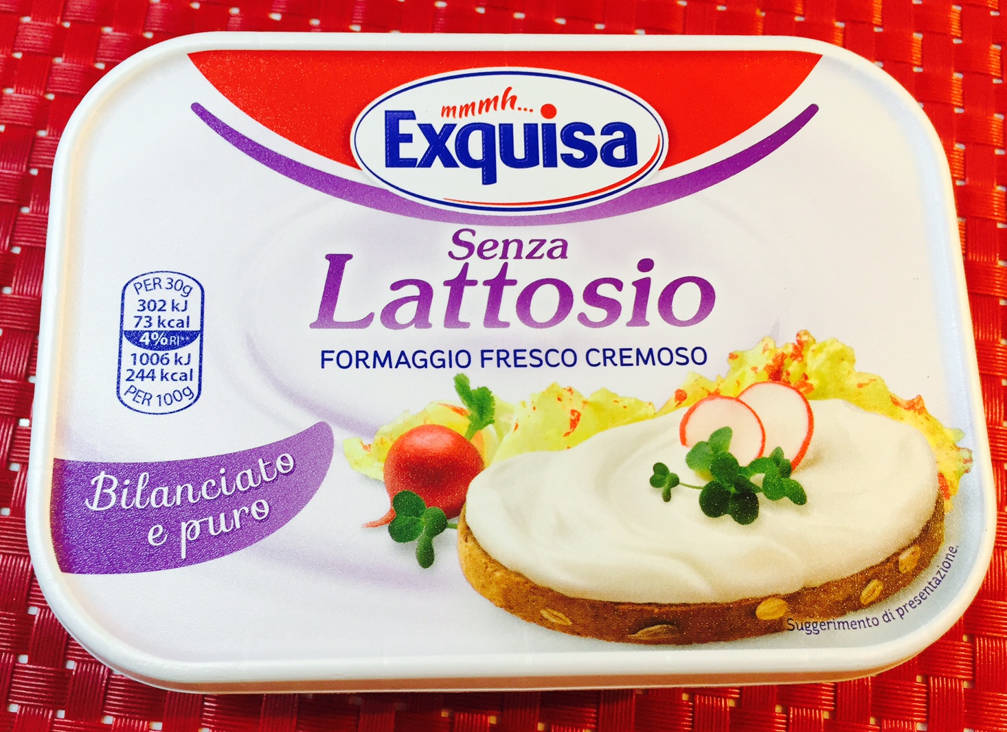 Formaggio spalmabile Exquisa - lattosio <0,1 Image
