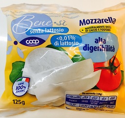 Mozzarella Bene Sì Coop - lattosio <0,01 Image