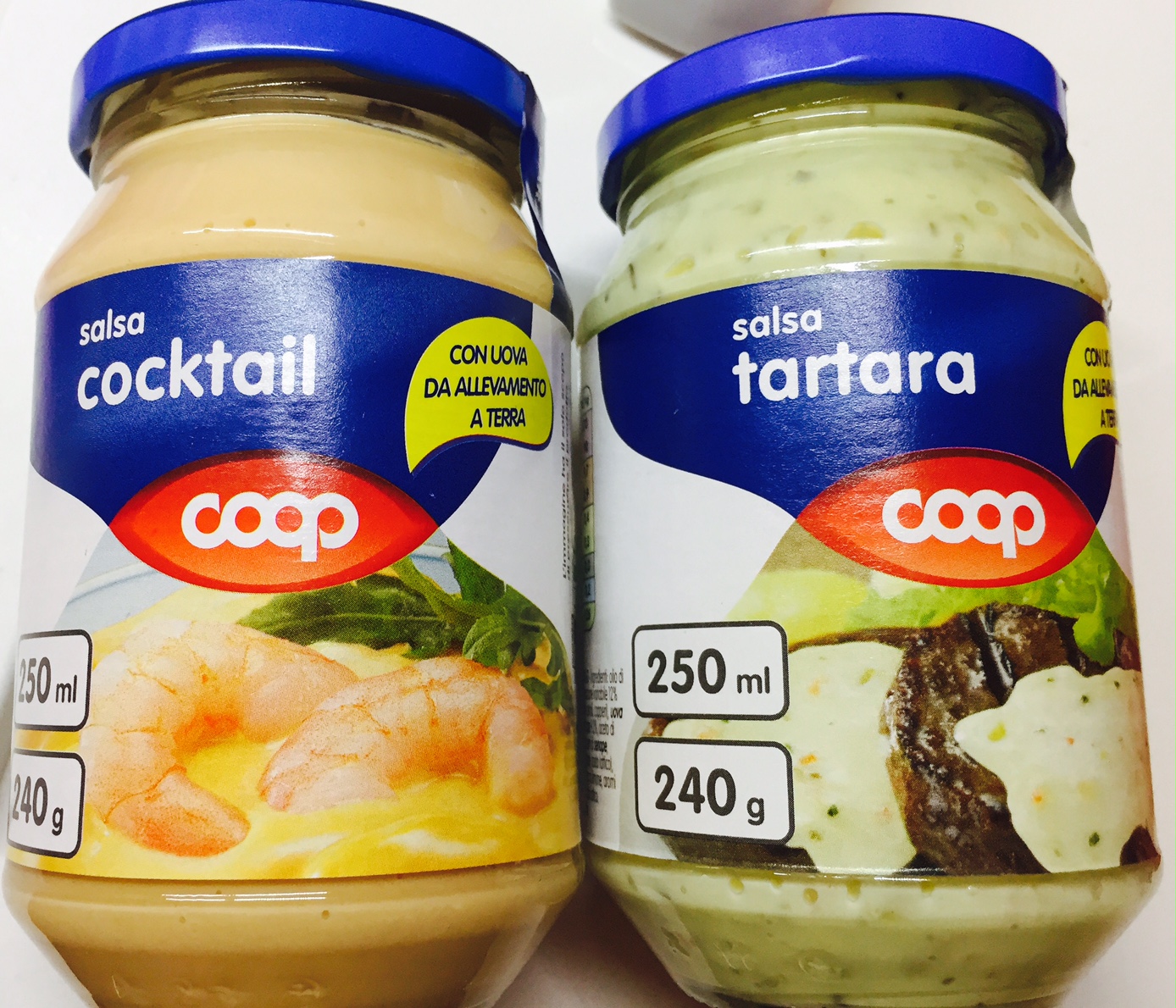 Salsa tartara e salsa cocktail Coop - lattosio 0% Image