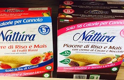 Snack Nattura piacere di riso e mais - lattosio 0% Image