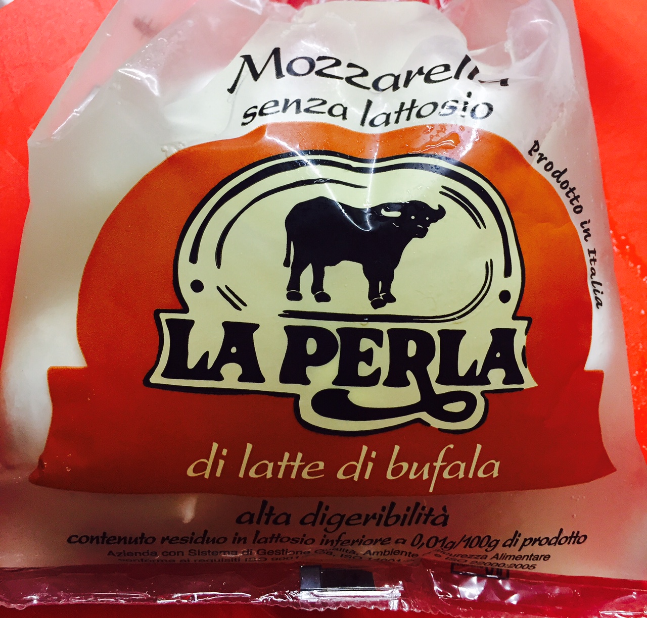 Mozzarella di bufala La Perla - lattosio < 0,1 Image
