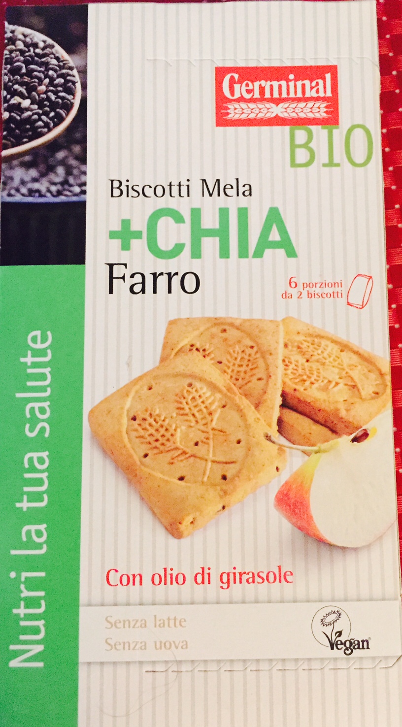 Biscotti al farro mela e chia Germinal - lattosio 0% Image