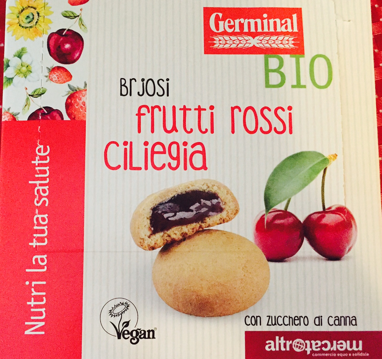 Brjosi ai frutti rossi e ciliegia Germinal - lattosio 0% Image