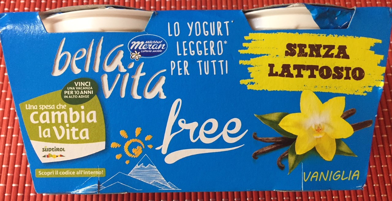 Yogurt Bella Vita free - lattosio <0,01 Image