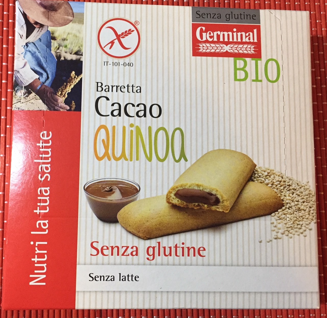 Barretta cacao quinoa Germinal - lattosio 0% Image