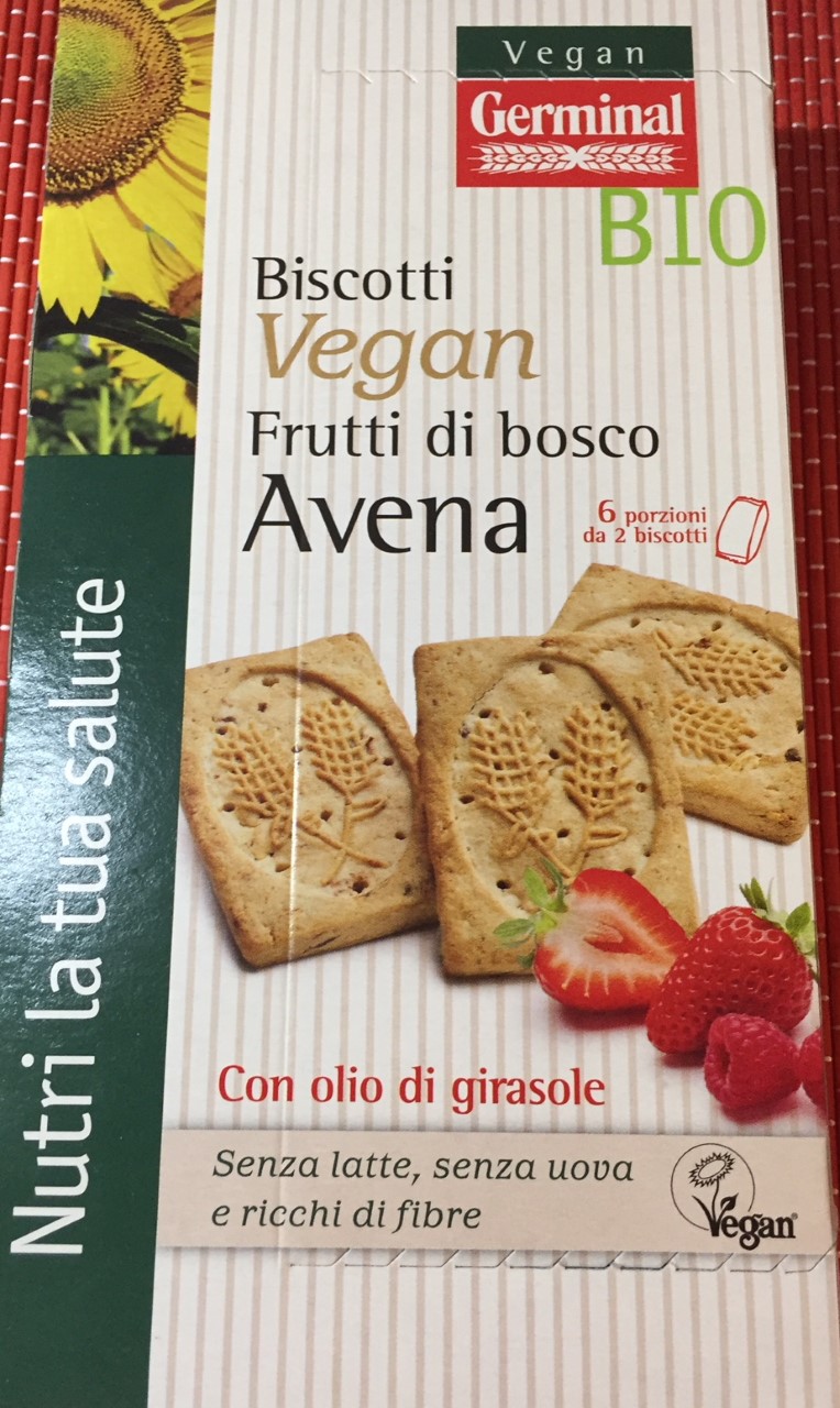 Biscotti avena frutti di bosco Germinal - lattosio 0% Image