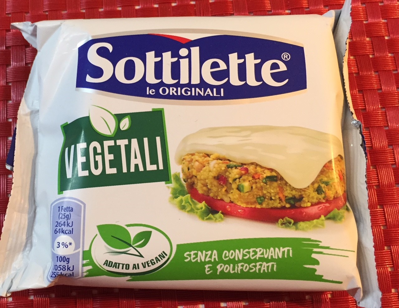 Sottilette vegetali - lattosio 0% Image