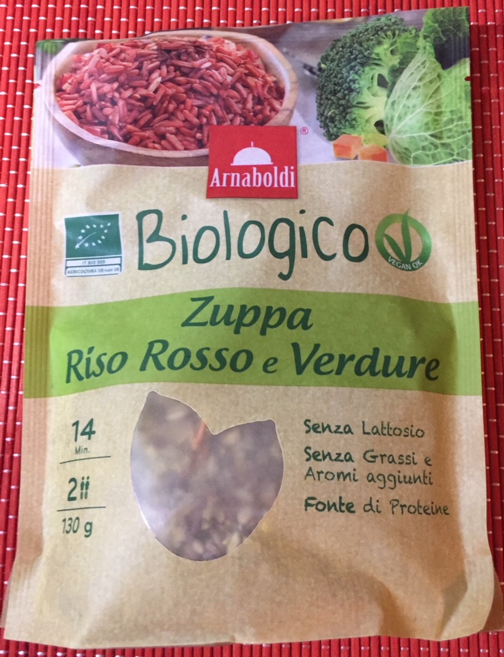 Zuppa riso rosso e verdure Arnaboldi - lattosio 0% Image