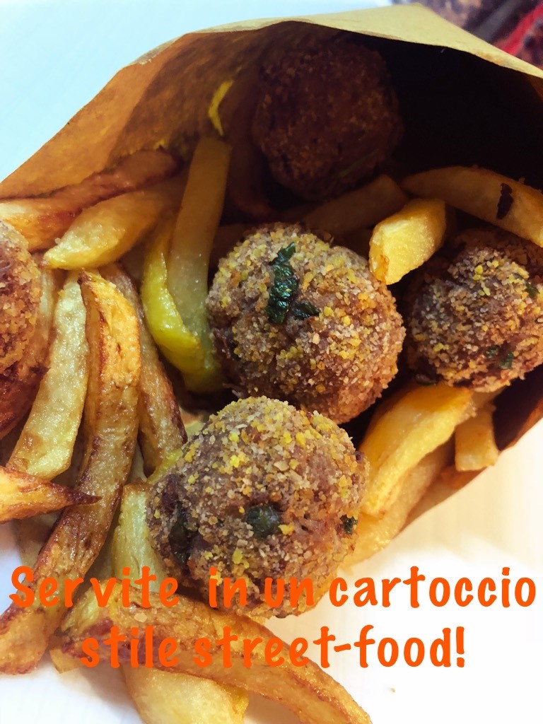 Polpette e patatine fritte 12