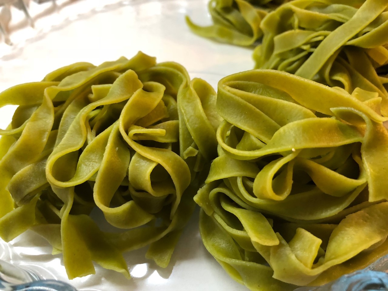 Tagliatelle pre cottura - Gamberi in crosta di mandorle