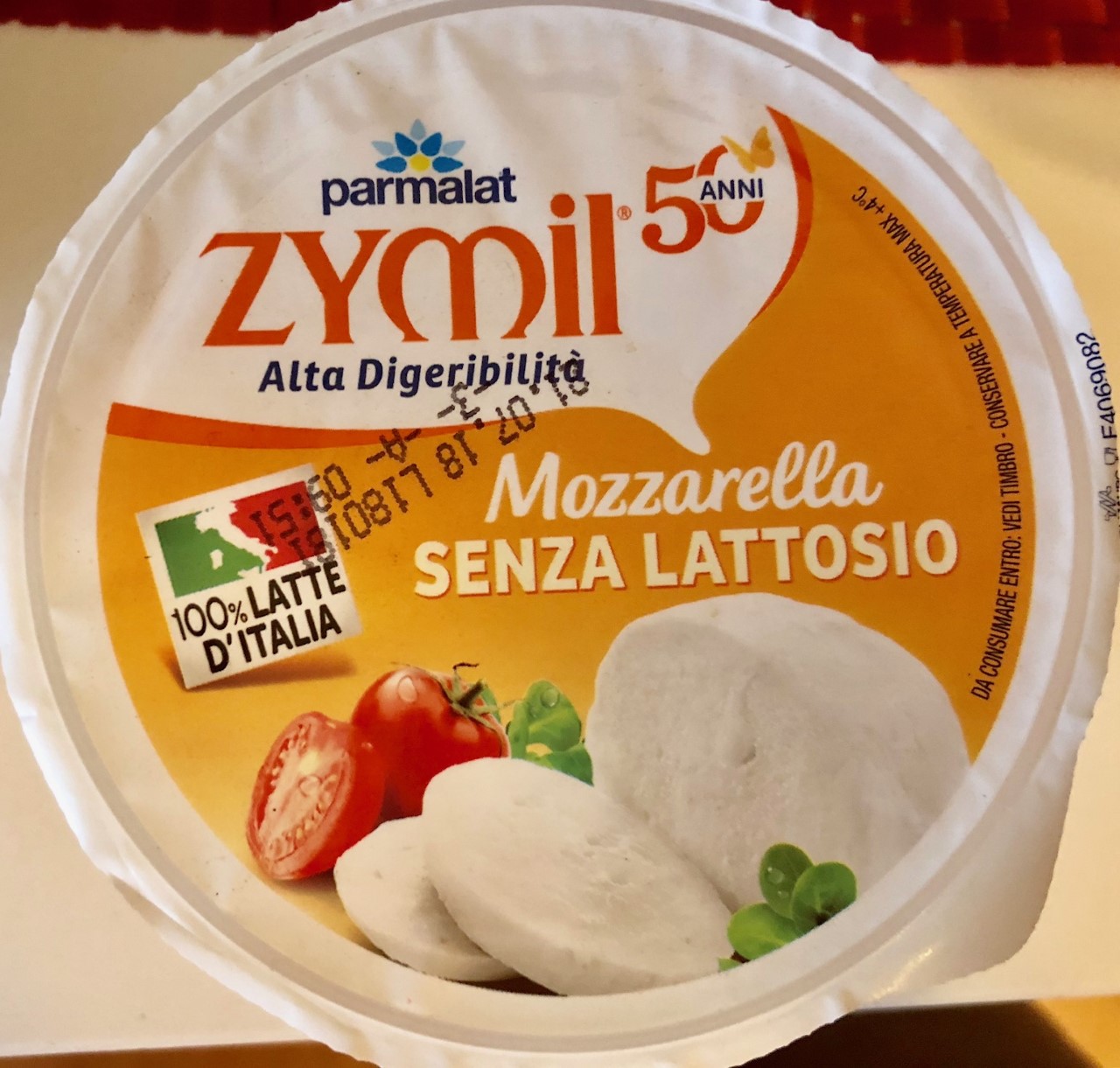 Mozzarella Zymil senza lattosio - lattosio <0,1 Image