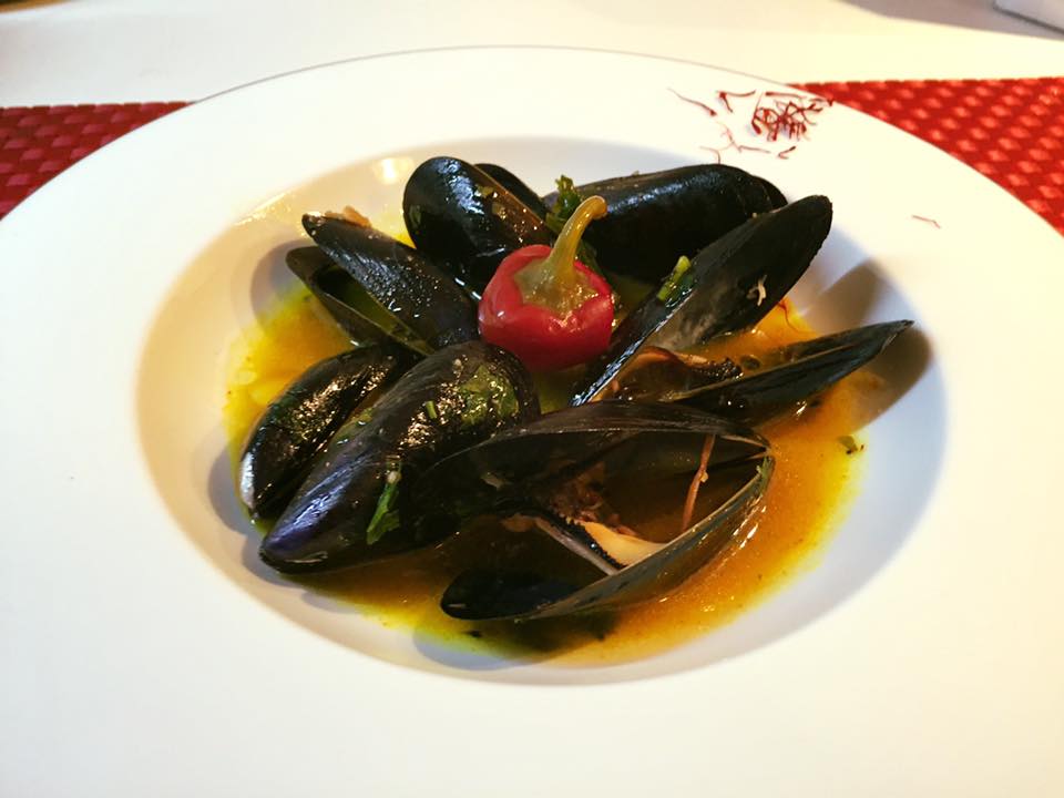 Cozze allo zafferano