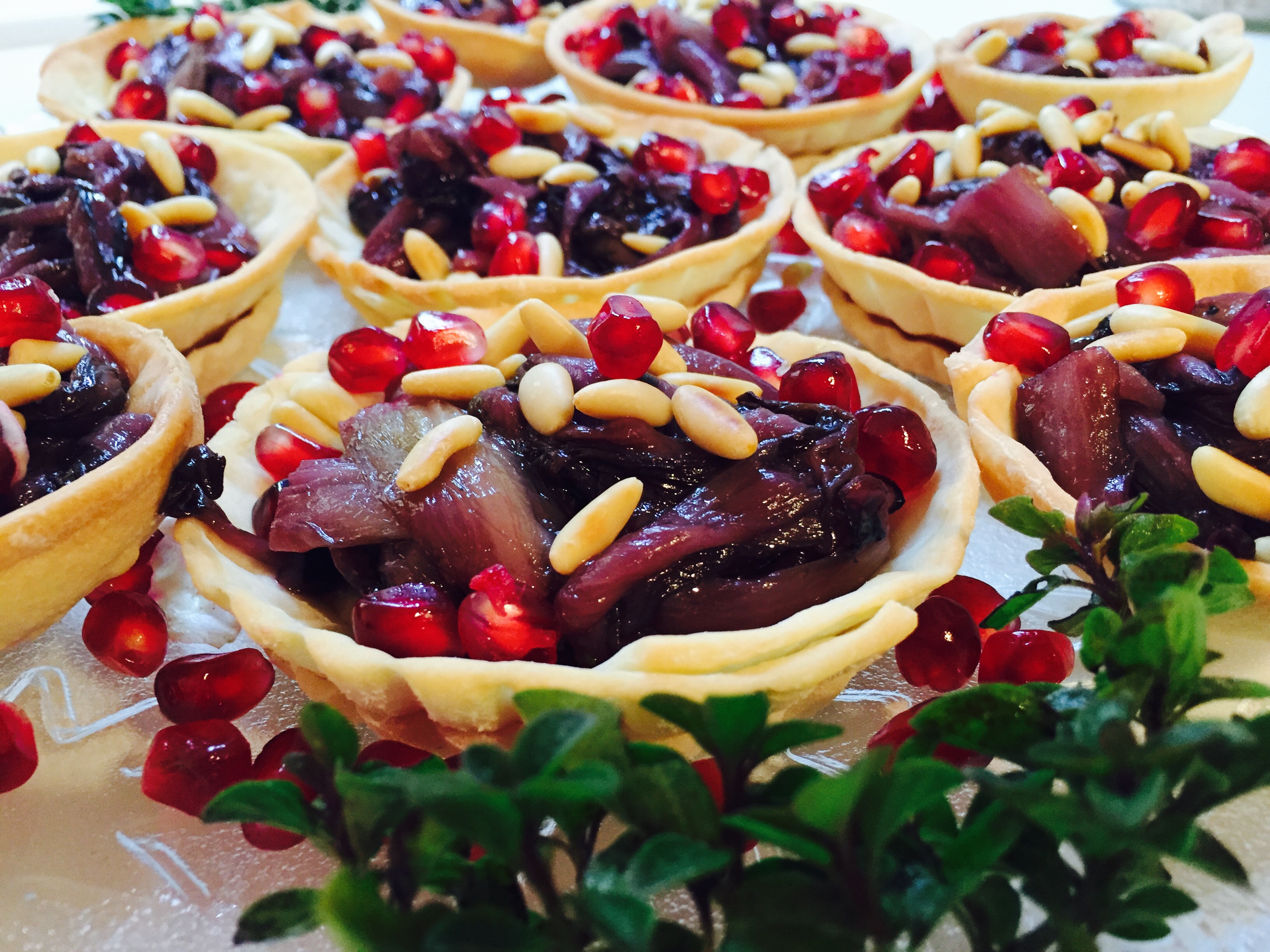 Tartellette al radicchio