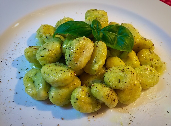 Gnocchi al basilico