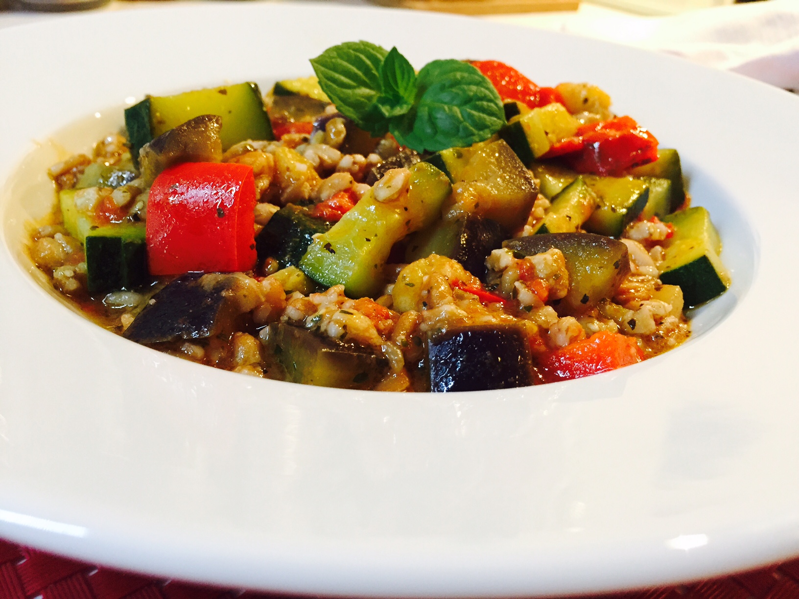 Farro e verdure