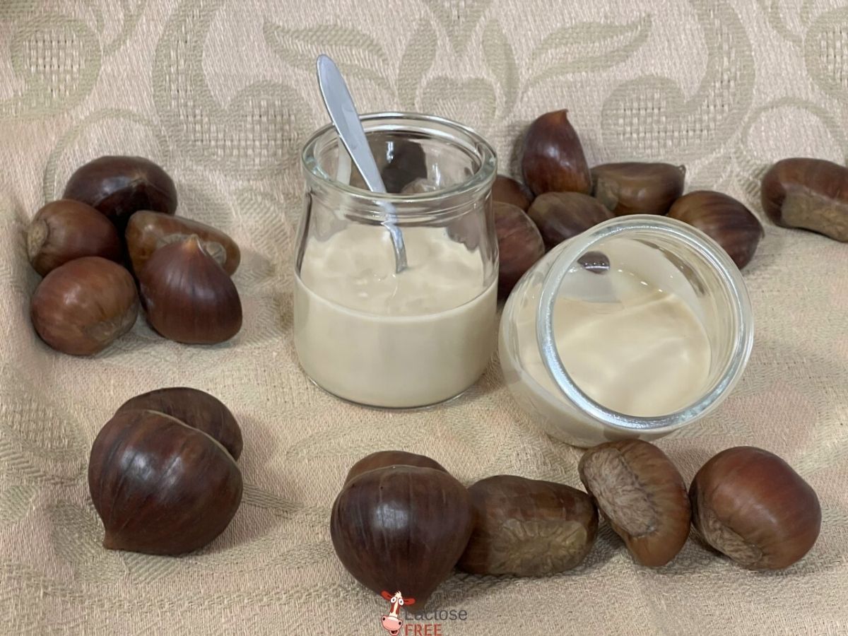 Crema di castagne senza lattosio