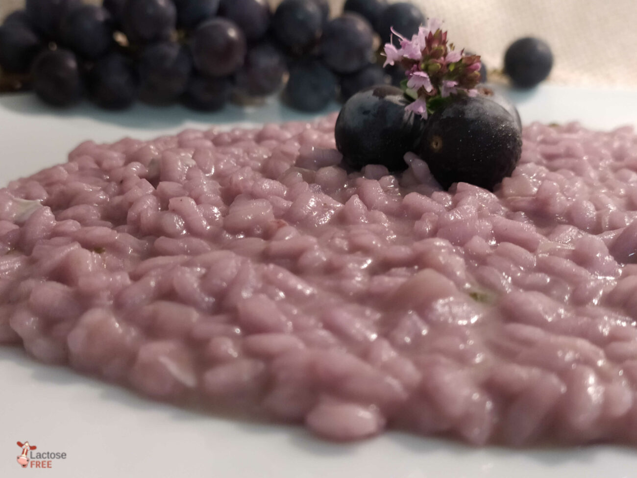 Risotto all’uva fragola